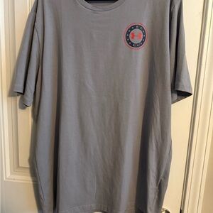 Under Armour Steel Gray Short Sleeve Tee XL Heatgear